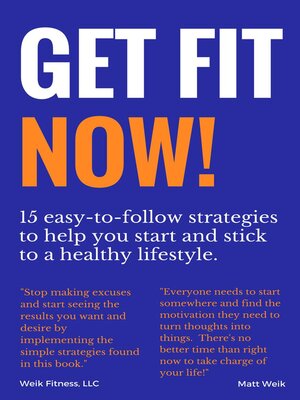 cover image of Get Fit Now!